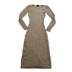 Marciano Guess Michaela Cashmere Sweater Dress in Beige